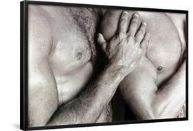 Men Embracing-null-Framed Poster
