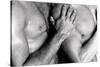 Men Embracing-null-Stretched Canvas