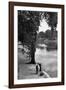 Men Fishing along the Seine-Jules Dortes-Framed Giclee Print