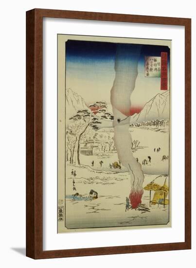 Men Fishing for Eels and Other Fish Through a Hole in the Ice-null-Framed Giclee Print