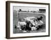 Men Fixing Their Race Car During the Grand Prix-Stan Wayman-Framed Photographic Print