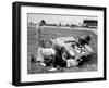 Men Fixing Their Race Car During the Grand Prix-Stan Wayman-Framed Photographic Print