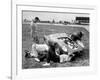 Men Fixing Their Race Car During the Grand Prix-Stan Wayman-Framed Photographic Print