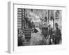 Men Gathered in Bandit's Roost-Jacob August Riis-Framed Premium Photographic Print