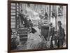 Men Gathered in Bandit's Roost-Jacob August Riis-Framed Photographic Print