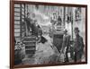 Men Gathered in Bandit's Roost-Jacob August Riis-Framed Photographic Print