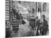 Men Gathered in Bandit's Roost-Jacob August Riis-Mounted Photographic Print