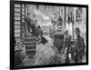 Men Gathered in Bandit's Roost-Jacob August Riis-Framed Photographic Print