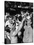 Men Having a Beer Drinking Contest at the Company Picnic-Allan Grant-Stretched Canvas