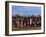 Men Hold Hands Forming a Circle Within Which the Women Dance in the Karo Village of Duss,Ethiopia-John Warburton-lee-Framed Photographic Print