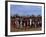 Men Hold Hands Forming a Circle Within Which the Women Dance in the Karo Village of Duss,Ethiopia-John Warburton-lee-Framed Photographic Print