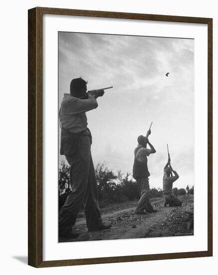 Men Hunting Doves-Cornell Capa-Framed Photographic Print