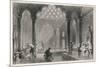 Men in a Turkish Bath at Istanbul-null-Mounted Art Print