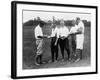 Men in Golfing Attire Waging a Bet Photograph - Washington, DC-Lantern Press-Framed Art Print