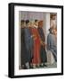 Men in Medieval Dress, Detail from the Raising of the Son of Theophilus-Tommaso Masaccio-Framed Giclee Print