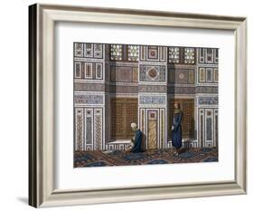 Men in Prayer-Emile Prisse d'Avennes-Framed Giclee Print