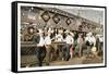 Men in Sombreros at Bar, Tijuana, Mexico-null-Framed Stretched Canvas