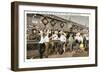 Men in Sombreros at Bar, Tijuana, Mexico-null-Framed Art Print