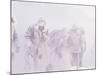 Men in the Bitter Cold at a Station in Antarctica-Michael Rougier-Mounted Photographic Print