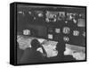 Men in the Control Room Watching the Ed Sullivan Television Show-Ralph Morse-Framed Stretched Canvas