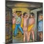 Men in the Seattle City Jail-Ronald Ginther-Mounted Giclee Print