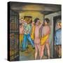 Men in the Seattle City Jail-Ronald Ginther-Stretched Canvas