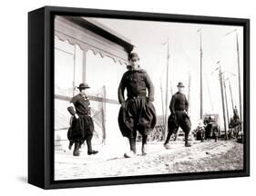 Men in Traditional Dress, Marken Island, Netherlands, 1898-James Batkin-Framed Stretched Canvas