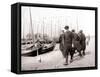 Men in Traditional Dress, Marken Island, Netherlands, 1898-James Batkin-Framed Stretched Canvas