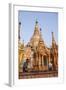 Men Laying Out Oil Lamps for Evening Ceremony at Buddhist Temple-Stephen Studd-Framed Photographic Print