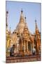 Men Laying Out Oil Lamps for Evening Ceremony at Buddhist Temple-Stephen Studd-Mounted Photographic Print