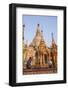 Men Laying Out Oil Lamps for Evening Ceremony at Buddhist Temple-Stephen Studd-Framed Photographic Print