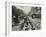 Men Laying Tramlines in the Middle of the Road, Whitechapel High Street, London, 1929-null-Framed Premium Photographic Print