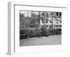 Men Lounging in City Hall Park-null-Framed Photographic Print