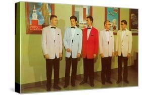 Men Modeling Tuxedos-null-Stretched Canvas