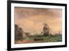 Men-O'-War and Small Craft at Portsmouth Harbour, Late 18th or Early 19th Century-Thomas Whitcombe-Framed Giclee Print