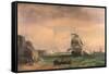 Men-O'-War and Small Craft at Portsmouth Harbour, Late 18th or Early 19th Century-Thomas Whitcombe-Framed Stretched Canvas