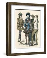 Men of Bourgogne C.1450-null-Framed Art Print