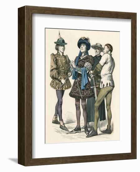 Men of Bourgogne C.1450-null-Framed Art Print