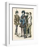 Men of Bourgogne C.1450-null-Framed Art Print