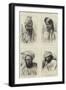 Men of Different Afghan Tribes-Richard Caton Woodville II-Framed Giclee Print