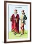 Men of Florence-Richard Brown-Framed Art Print