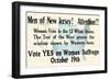 Men Of New Jersey! Attention!!!-null-Framed Art Print