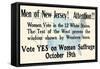 Men Of New Jersey! Attention!!!-null-Framed Stretched Canvas