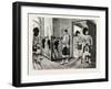 Men Of' the Black Watch in the Guard-Room, Dublin Castle Ireland, 1888-null-Framed Giclee Print