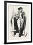 Men of the Bush, the Carpenter, Sketches from Life, Canada, Nineteenth Century-null-Framed Giclee Print