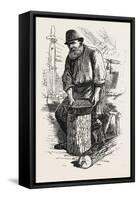 Men of the Bush, the Cook, Sketches from Life, Canada, Nineteenth Century-null-Framed Stretched Canvas