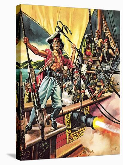 Men of the Jolly Roger-Ron Embleton-Stretched Canvas