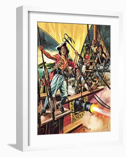 Men of the Jolly Roger-Ron Embleton-Framed Giclee Print