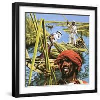 Men of the Marshes of Southern Iraq-Payne-Framed Giclee Print