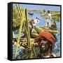 Men of the Marshes of Southern Iraq-Payne-Framed Stretched Canvas